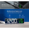 Reloj Despertador Digital Ajuste Brillo Automático Moderno 2