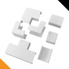 Cable Canal Kalop 18x21 Acople Recto - Accesorio X 10 Unid 1