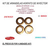 Kit Arandelas Asiento Inyector Bosch-delphi-denso-vdo 2,5mm 1