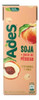Bebida A Base De Soja Ades Pessego Tp 1 Litro - Kit Com 4 1