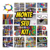 Protetor Molas+rede+6 Isotubos Para Pula Pula 1.83mts+brinde 7
