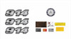 Kit Adesivo Resinado Emblema Mercedes Benz 914 + Logo 0
