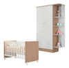 Jogo De Quarto Bebê Berço E Guarda Roupa Nicho 0