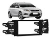 Frente Marco Adaptador Doble Din Estereo Ford Focus 2 Negro 0