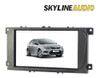 Frente Marco Adaptador Doble Din Estereo Ford Focus 2 Negro 2