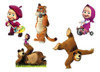 Kit Imprimible Letras 3d Editables Masha Y El Oso 4