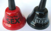 2 Campanas De Metal 1 Roja 1 Negra Con Inscripciones 1