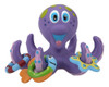 Pulpo Morado Flotante 3 Anillos Hoopla Juguete Baño Interact 0