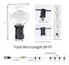 Luces De Cadena Led Para Exteriores, Luces De Patio Impermea 4