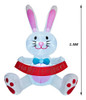 Modelo Inflável De Coelhinho Da Páscoa Com Luz Led 220v/ 1