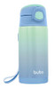 Copo Garrafa Térmica Infantil Com Canudo 400ml Azul - Buba 2