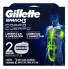 Repuesto Para Afeitar Gillette Mach3 Cuerpo X 2 Un 3