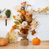 Crczk Decoración Árbol Mesa Hoja Arce Otoño, Decoraciones 3
