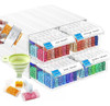 Artdot Diamond Painting Storage, 4 Pack Stackable Bead Organ 0