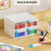 Artdot Diamond Painting Storage, 4 Pack Stackable Bead Organ 2
