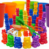 Skoolzy Rainbow Stacking Bears Toys Toys. Tumbling Contando 0