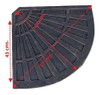 Base Contrapeso Removible Para Parasol Sombrilla Resina 2