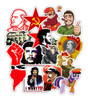 Stickers Comunismo Che Guevara Socialismo 30 Unidades Pvc 0 Stickers Comunismo Che Guevara Socialismo 30 Unidades Pvc 0
