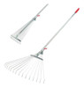 Barrehojas Metalico Con Cabo Regulable Rastrillo 0