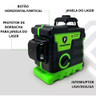 Nivel A Laser Verde 12 Linhas Profissional 3d + Tripé 3