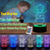 Louhh Stitch Luz De Noche, Regalos De Puntada - 3d Led Stitc 4 Louhh Stitch Luz De Noche, Regalos De Puntada - 3d Led Stitc 4