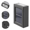 Set X2 Foco Solar Aplique Pared Sensor Fotocelula Exterior ® 4