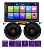 Estereo Pantalla Bluetooth 7 Pulgada Android Parlante 6 Audi 0