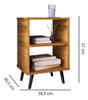 Mesa De Cabeceira Retrô Plasmobile S/gaveta Mel 1