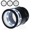 Lupa De Escala Joyero 10x 8 Luz Led 25mm 0