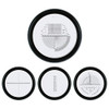 Lupa De Escala Joyero 10x 8 Luz Led 25mm 3
