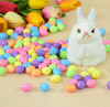 Kit 100un Mini Ovinhos Decorativos Páscoa Isopor Coloridos 3