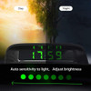 Relógios De Carro Com Display Noturno Termômetro Auto Intern 2