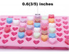 Mini Corazón 55 Moldes De Cavidad, Forma De Corazón Cubitos 4