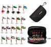 Set De Señuelos Para Pesca Kingforest 20 Piezas Con Estuche 0