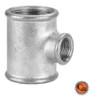 Tee Reducción Hierro Galvanizada Rosca Hembra 21/2 X 11/2 2