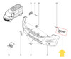 Soporte Izquierdo Paragolpe Renault Master 3 Desde 2013 Alte 1