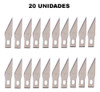 20 Laminas N. 11  Estilete De Precisão Bisturi Artesanato 1