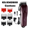 Kit Maquina Corte Cabelo Profissional + Shaver + Acabamento 3