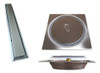 Combo Rejillas Mozart P/piso Lineal 50x10 + Cuadrada 20x20 0