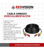 Cable Armado Bnc Video Alimentación 5 Metros + Ficha Empalme 1