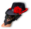 Chapéu Pomba Gira Rosa Negra Maria Padilha 2