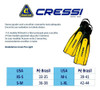 Cressi Pro Light, Amarillo, Xl 4