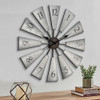 Reloj De Pared Ajustable En Tamaño 60-81 Cm Simil Molino 2