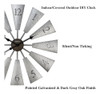 Reloj De Pared Ajustable En Tamaño 60-81 Cm Simil Molino 4