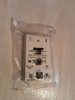 Tapa Plastica  Embutir P/2 Jacks Rj45 O Rj11 Amp X 8 Un 1