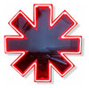 Cartel Neon Led Logo Red Hot Chilli Peppers Diseño 0
