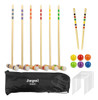 Juego De Croquet Deluxe Para 6 Jugadores, Mazo De Madera, 71 0