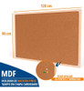 Lousa Cortiça Grande Anotações Planejamento 120x90 Alfinetes 1