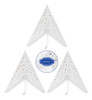 Lanternas Estelares De Papel Branco, 35 Cm, Decorações Suspe 1