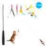 5pcs/lot Divertido Gatito Gato Teaser Tubo Barra Interactiva 2